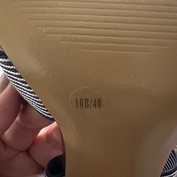 ★ Sole Society striped platform sandals, size 10 ★ - Picture 7 of 8